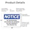Signmission No Trespassing Soliciting Or Loitering OSHA Notice Sign, Aluminum, 18in W x 12in L, 2PK OS-2PACK-NS-A-1218-L-15015 - alternate 3
